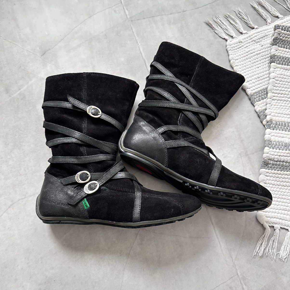Dirk Bikkembergs 00s Wrap Straps Boxing Biker Boots As 98 Rick Owens Vibe Size US 8 / IT 38 - 2 Thumbnail