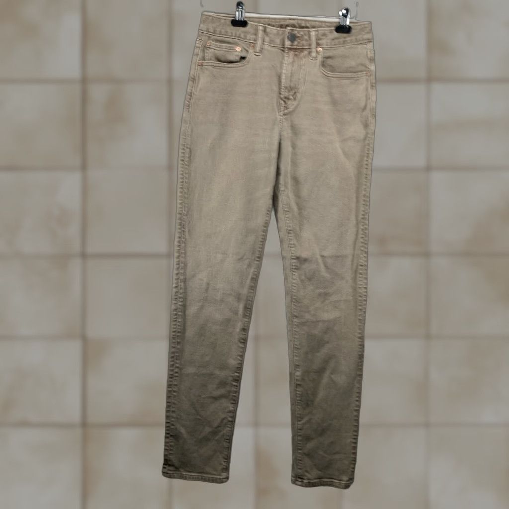 American Eagle Outfitters VINTAGE American Eagle Mens Jeans Straight Fit 29x31 Brown Cotton Blend Athletic Modern Size US 29 - 1 Thumbnail