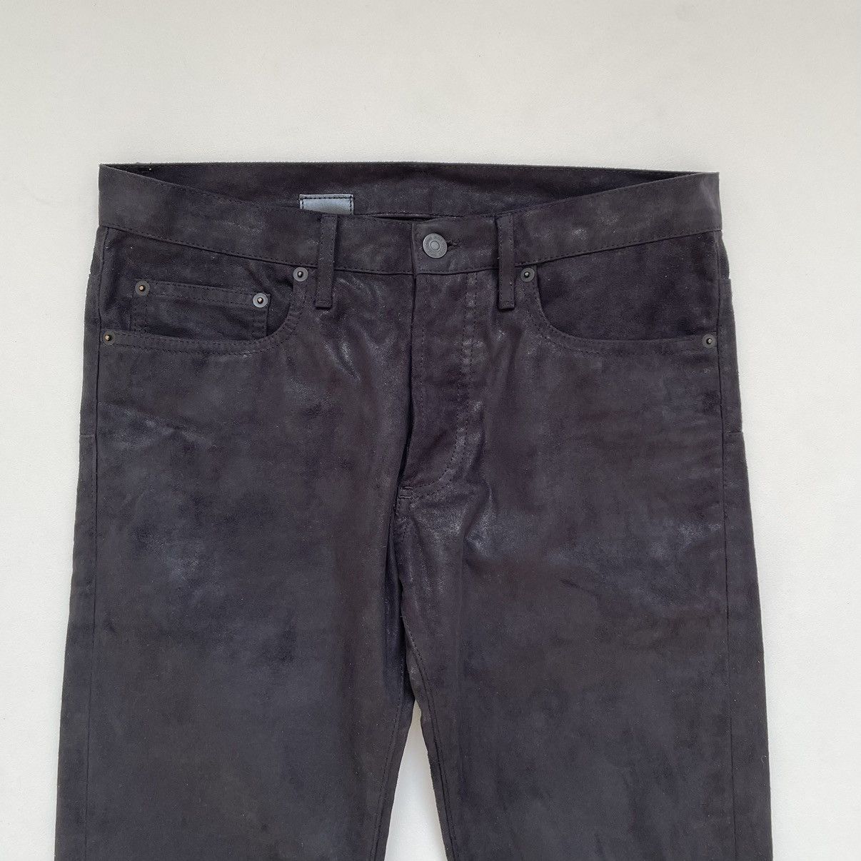 Dior A/W 08 Black Glitter Moleskin Trousers Size US 30 / EU 46 - 2 Thumbnail