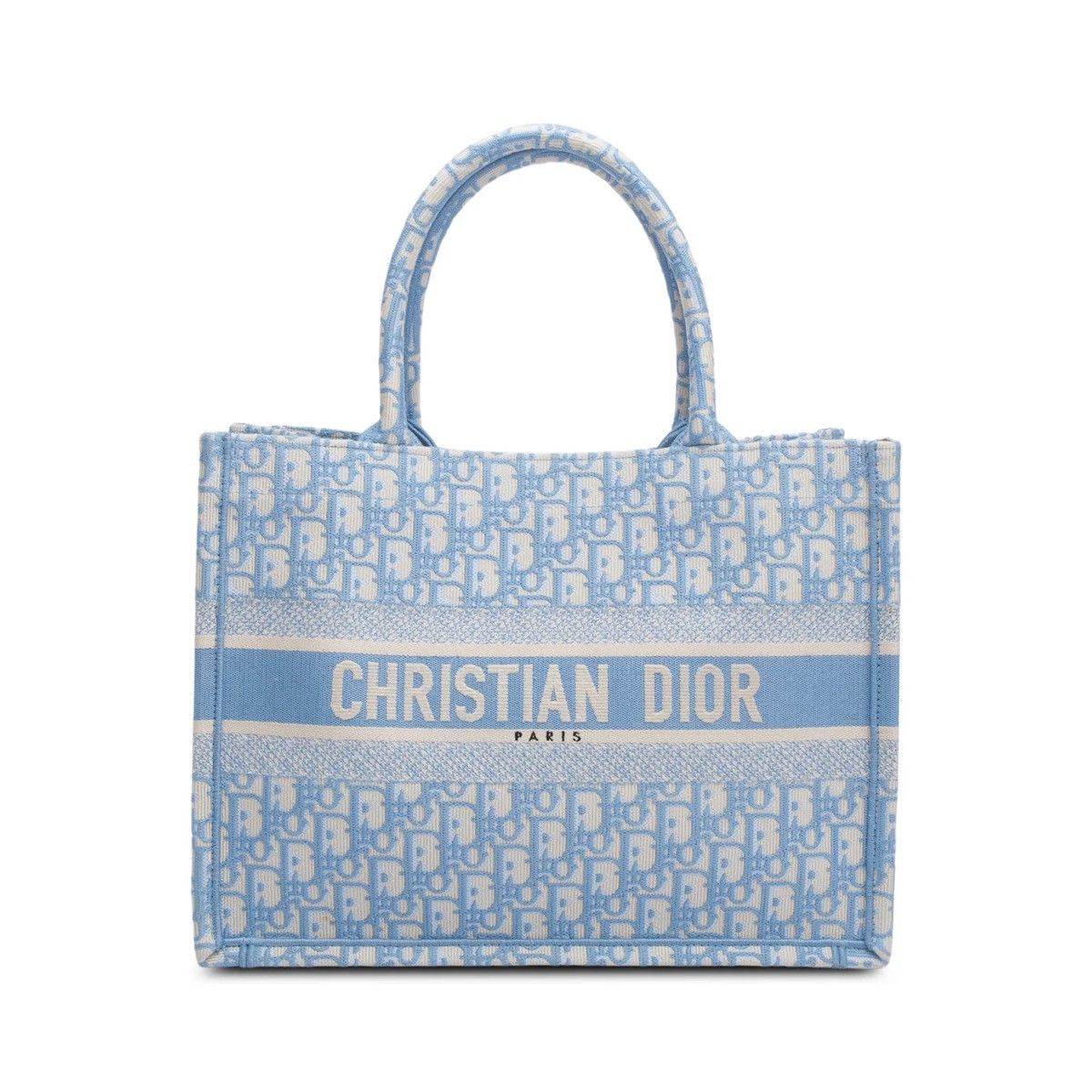 Dior CHRISTIAN DIOR 2021 Blue Oblique Medium Book Tote Size ONE SIZE - 1 Thumbnail