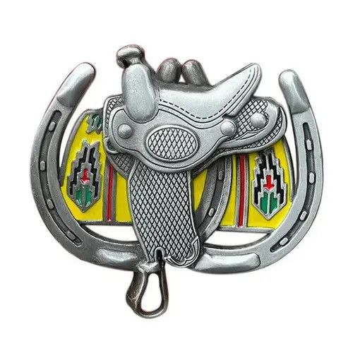 VIBE Cowboy Saddle Belt Buckle Size ONE SIZE - 1 Thumbnail
