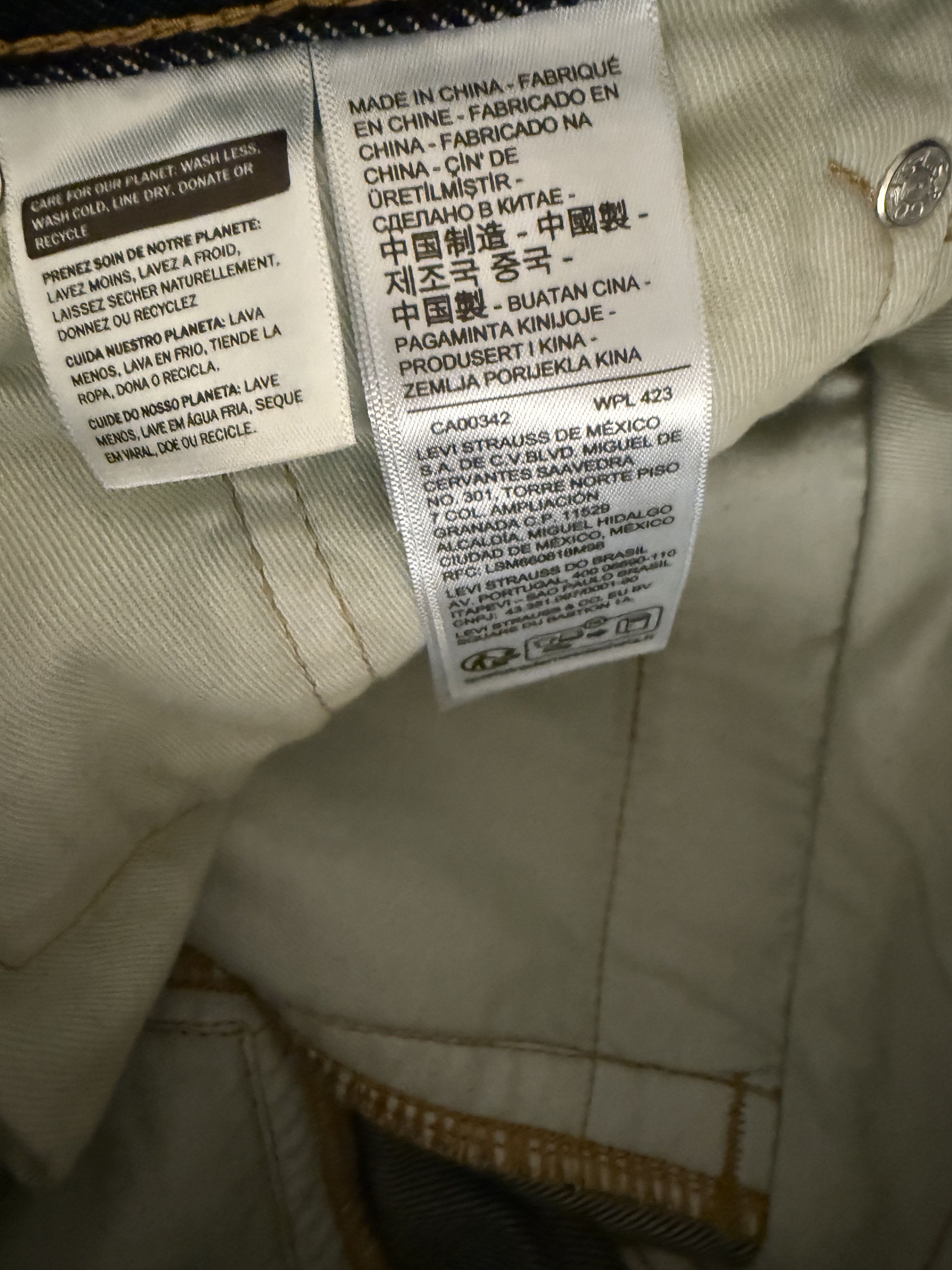 Kiko Kostadinov × Levi's LEVI'S ARTICULATE JEANS - BLUE Size US 30 / EU 46 - 6 Thumbnail