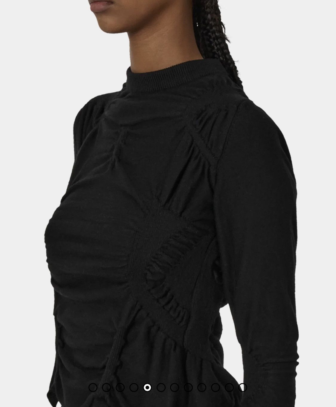 ROA ROA Pinched Wool Knit Top Size M / US 6-8 / IT 42-44 - 12 Thumbnail