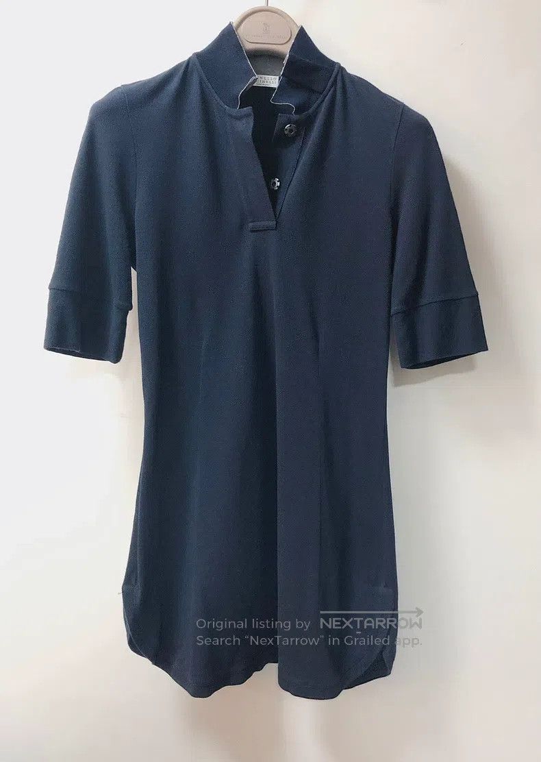 Brunello Cucinelli Brunello Cucinelli Beaded Polo T-Shirt Size XS / US 0-2 / IT 36-38 - 1 Thumbnail