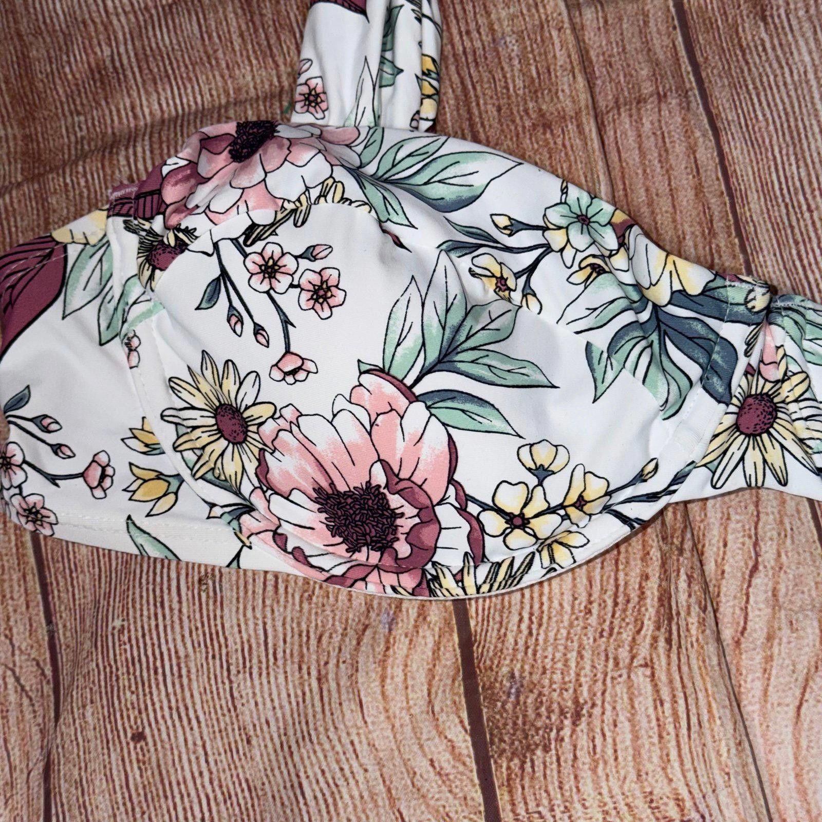 Other Freshwater Summer Lov Draped Straps Underwire Top XL NWT Size ONE SIZE - 2 Thumbnail