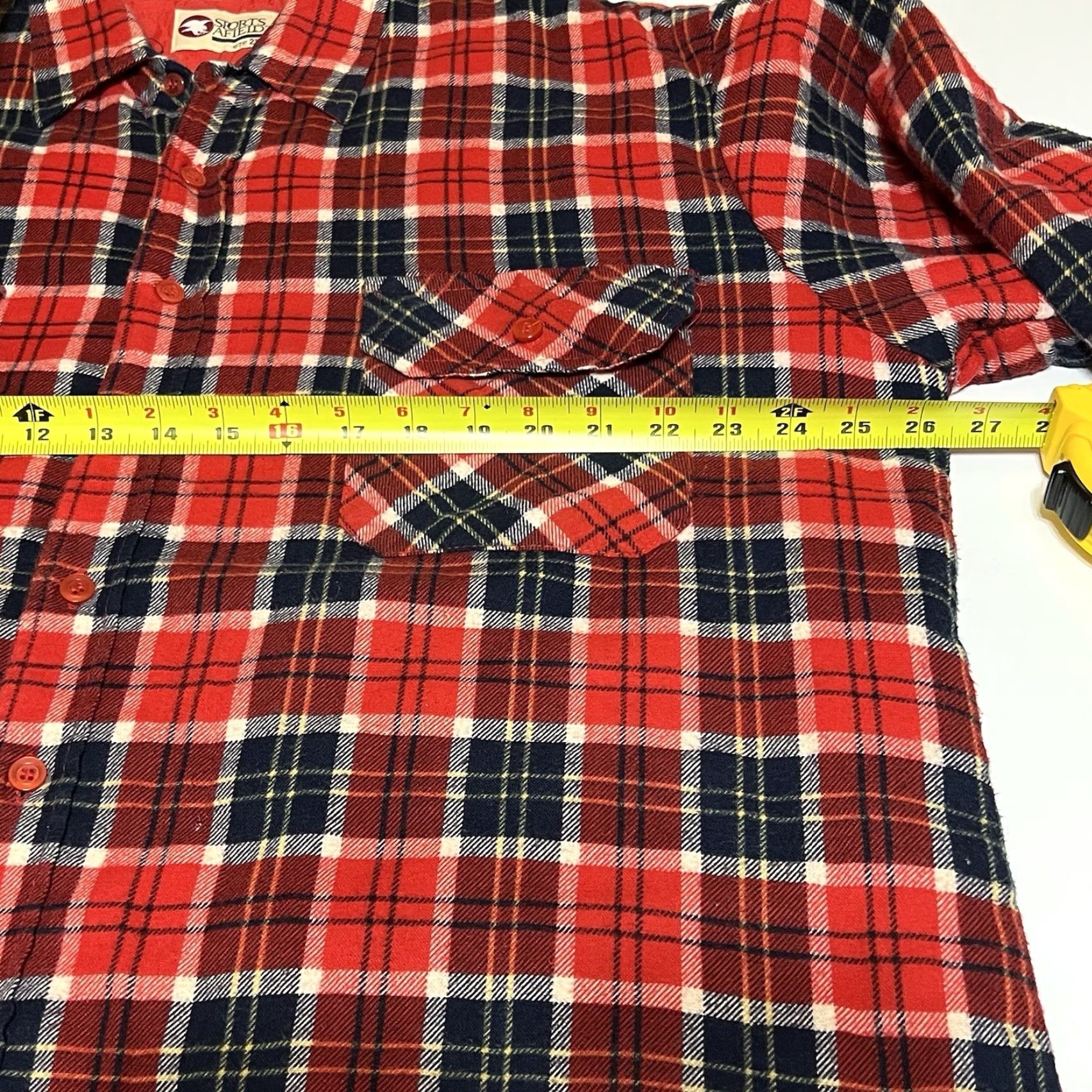 Vintage VINTAGE Sports Afield Quilted Flannel Plaid Shirt Jacket Men's XXL Red Lined Size US XXL / EU 58 / 5 - 6 Thumbnail