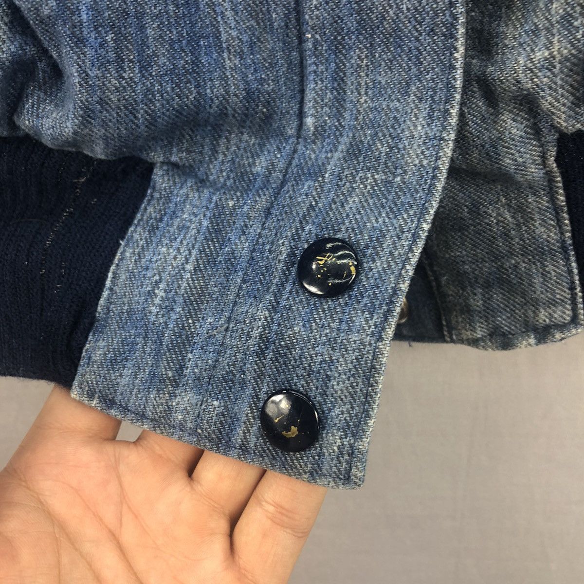 Japanese Brand Vintage Rework Custom Denim Zipper Jacket Size US M / EU 48-50 / 2 - 6 Thumbnail