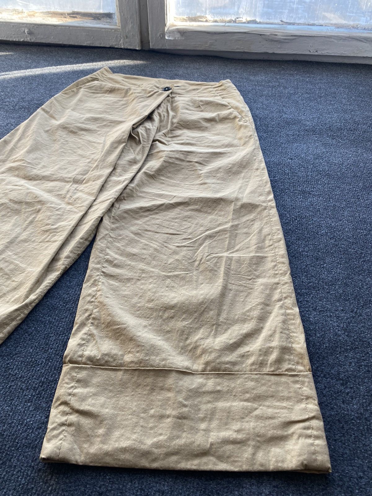 Other 🔥OPIUM Punk Peter O. Mahler Baggy Wide dress chino pants 27 Size 27" / US 4 / IT 40 - 4 Thumbnail