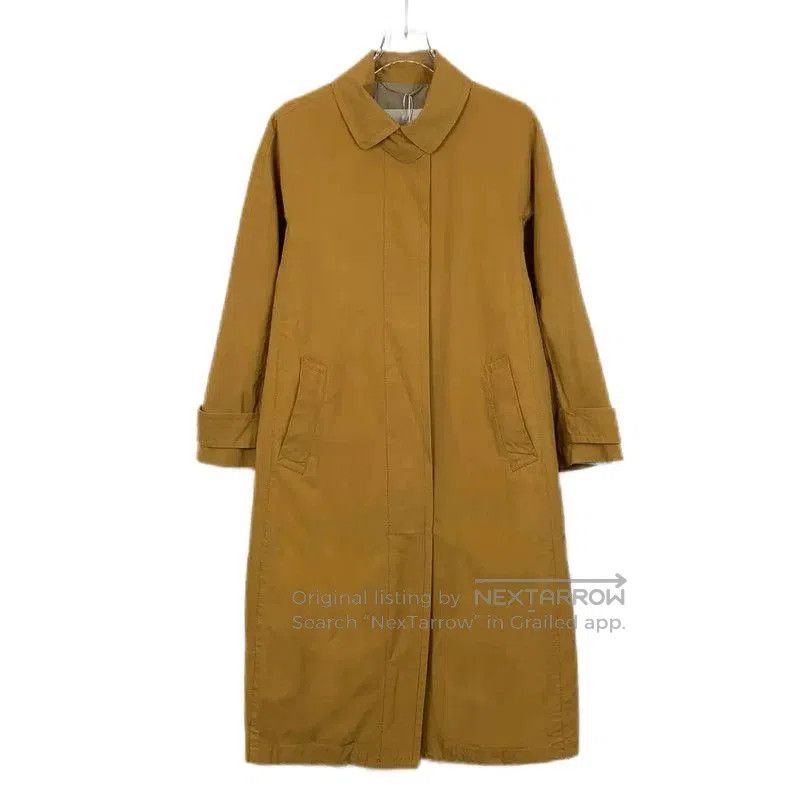 Max Mara MaxMara Brown Cotton Trench Coat . Size S / US 4 / IT 40 - 1 Thumbnail