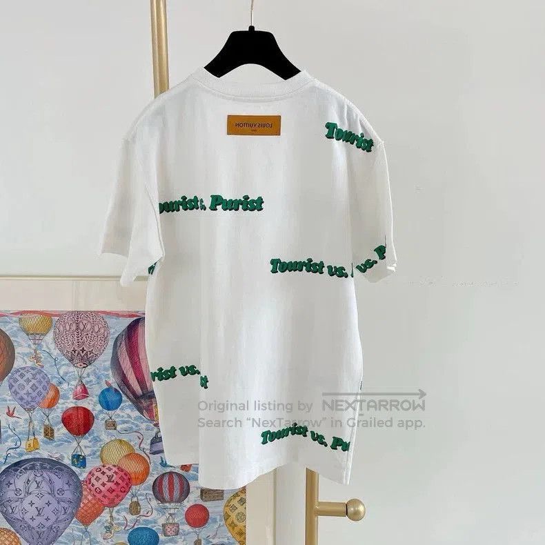 Louis Vuitton Louis Vuitton Monogram White Letter T-Shirt S. Size US S / EU 44-46 / 1 - 2 Thumbnail