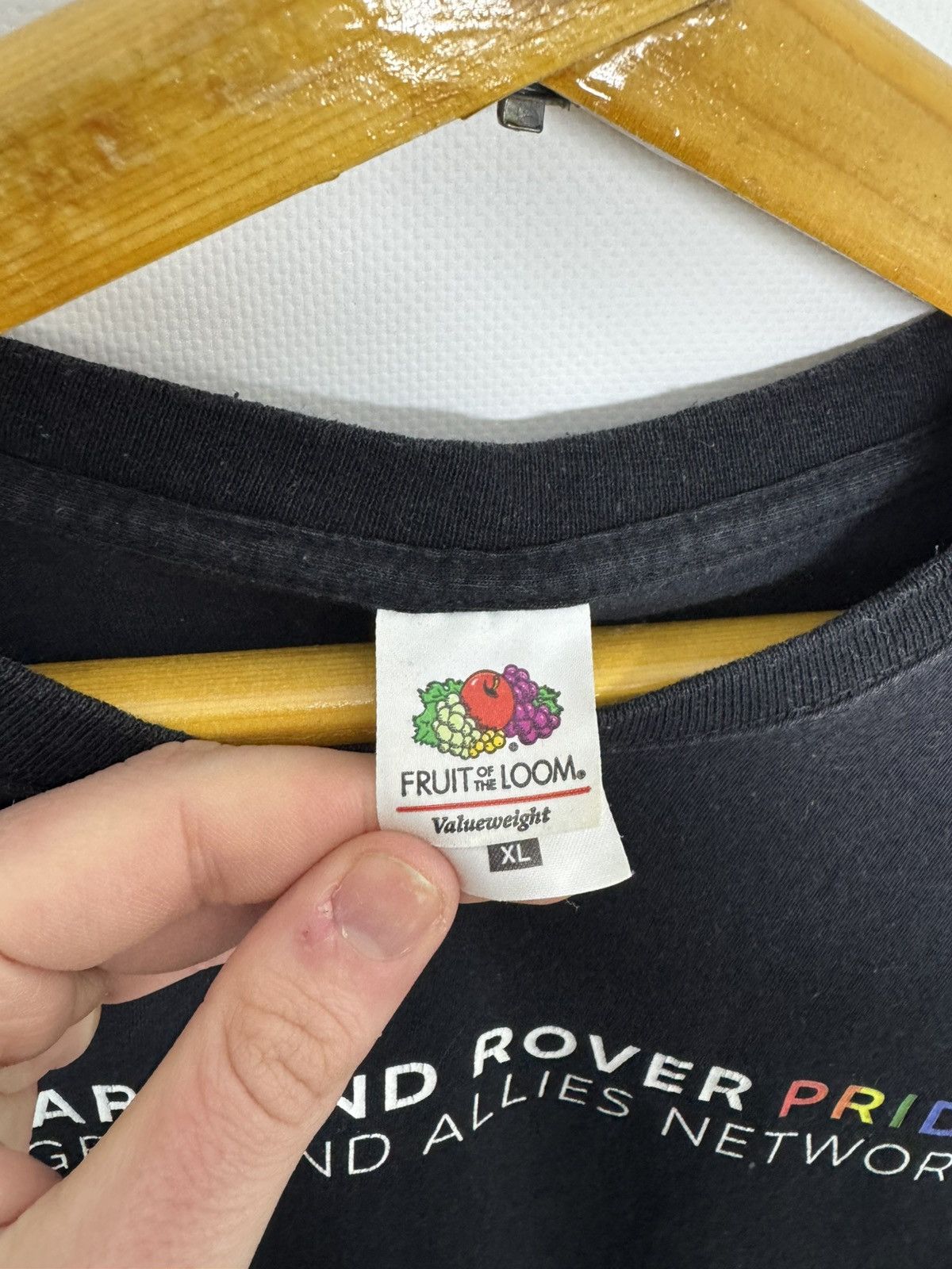 Fruit Of The Loom Jaguar Land Rover Brand T Shirt UK Short Sleeves LGBT Pride Size US XL / EU 56 / 4 - 7 Thumbnail