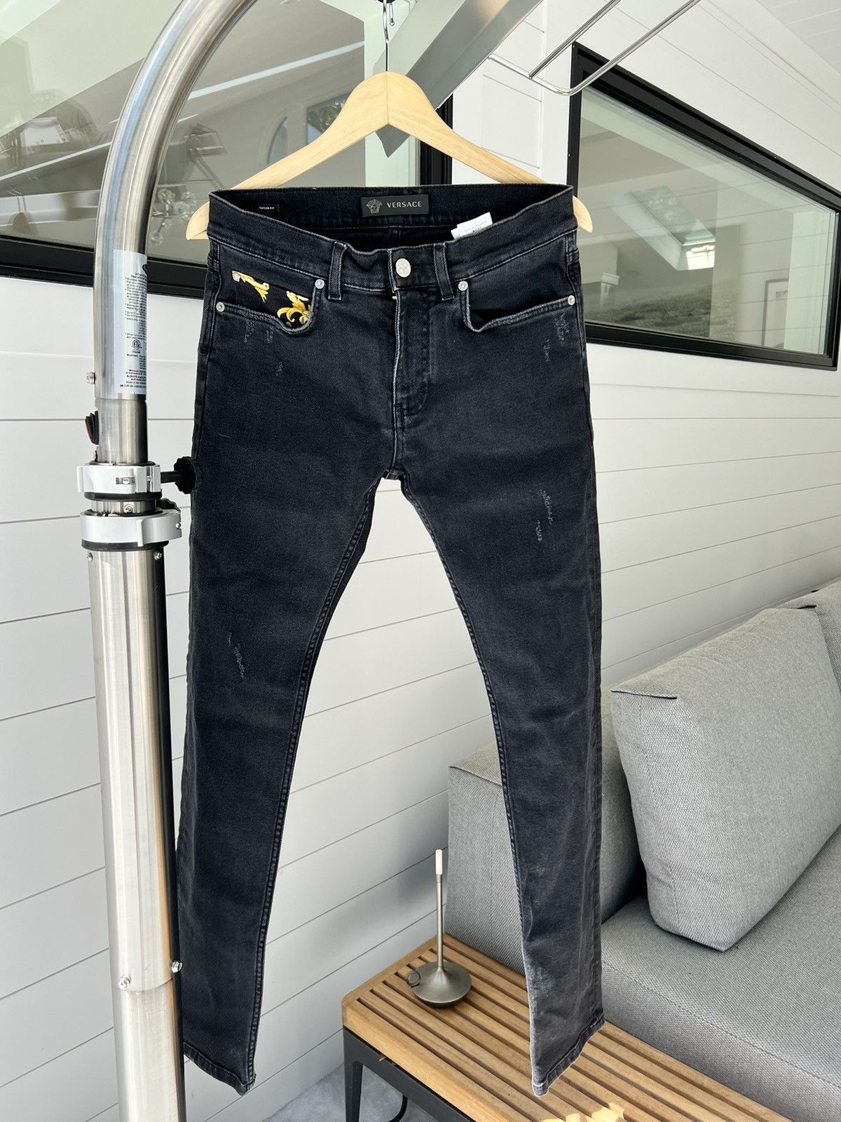 Versace Jeans with Gold Detailing Size 31