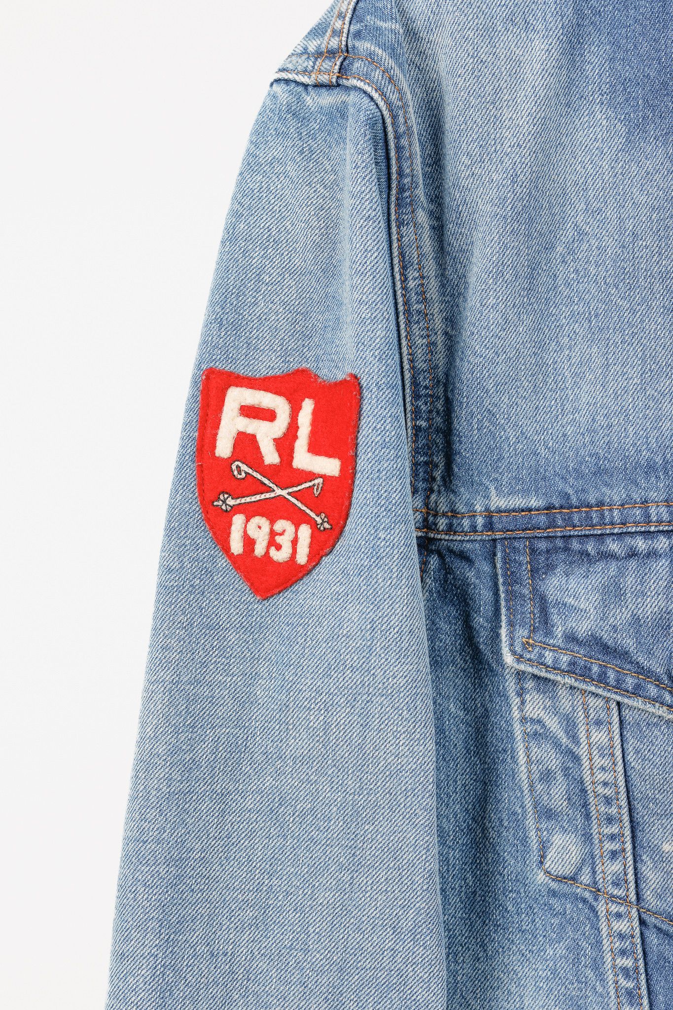 Denim & Supply Ralph Lauren × Polo Ralph Lauren Polo Denim & Supply Ralph Lauren Distressed Patch Jacket Size US L / EU 52-54 / 3 - 7 Thumbnail