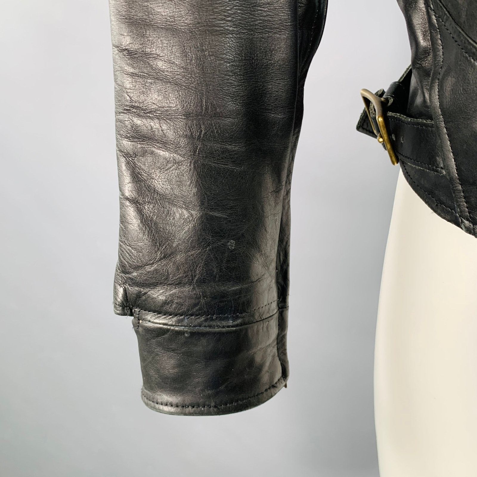 Other AL'S ATTIRE Size S Black Leather Studs Club Collar Jacket Size US S / EU 44-46 / 1 - 9 Thumbnail