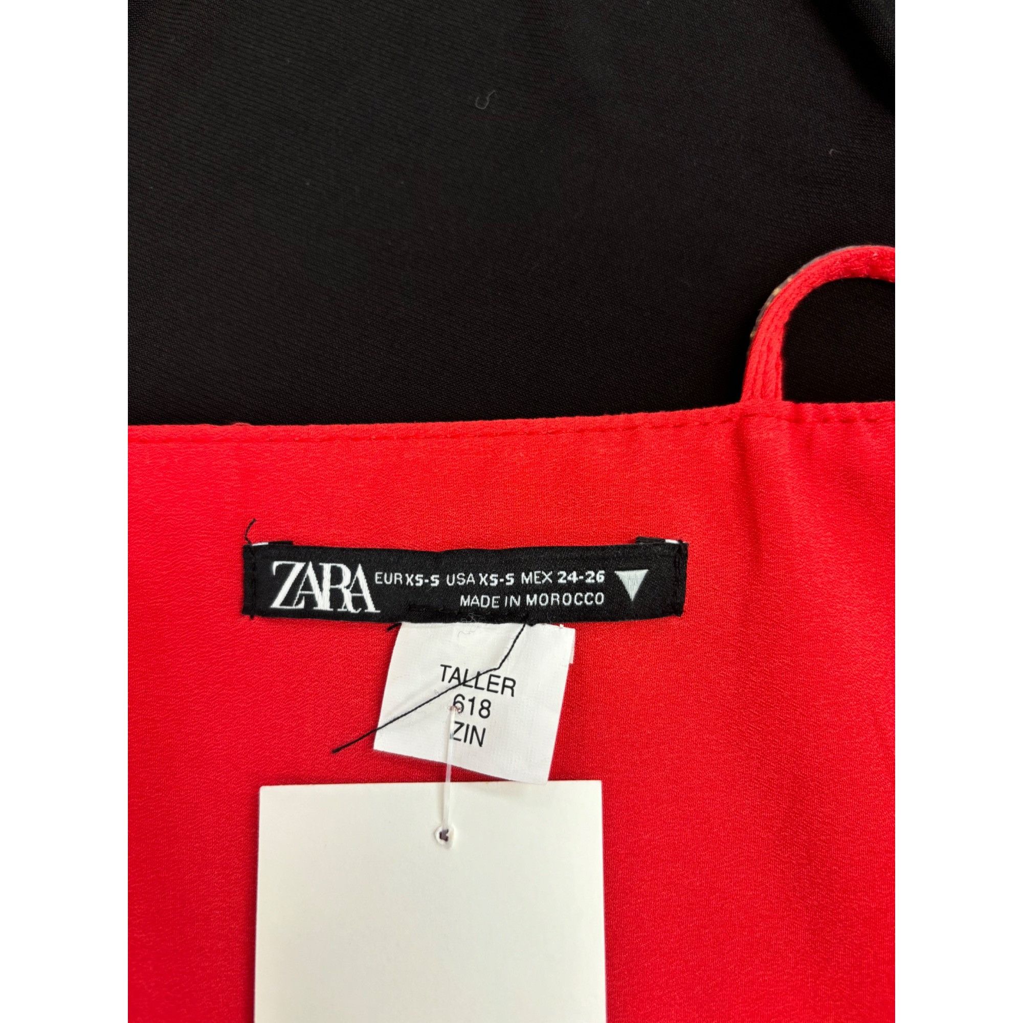 Zara S Zara Shiny Red Top Size S / US 4 / IT 40 - 3 Thumbnail