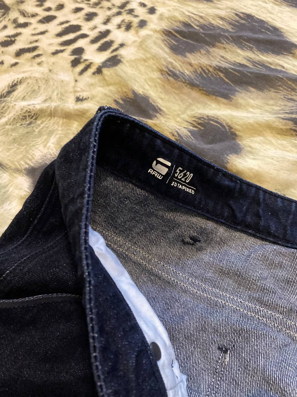 G-Star G STAR 3D TAPERED Vintage Wash Jeans Regular Fit W34 L34 Size US 34 / EU 50 - 2 Thumbnail
