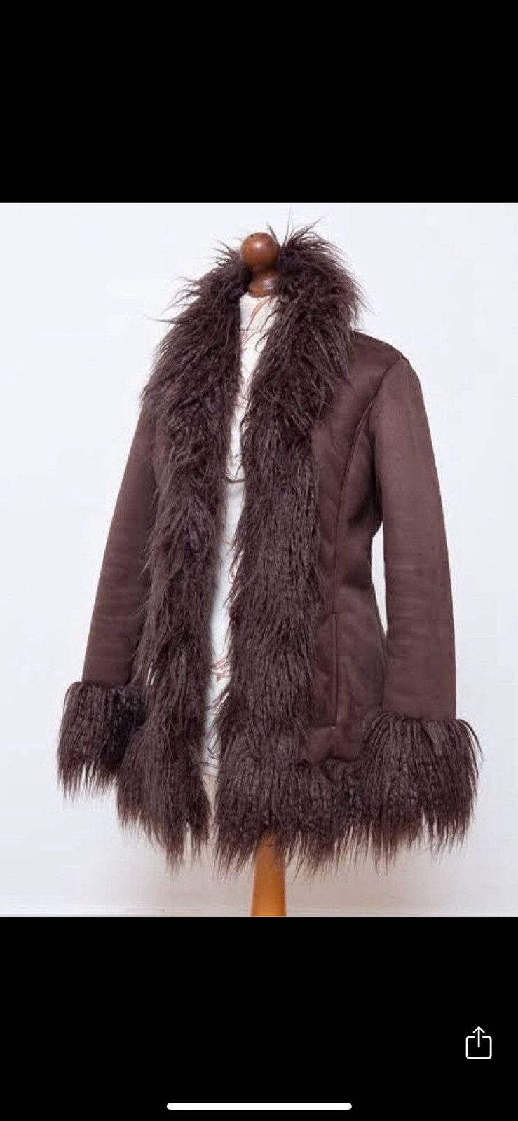 Stradivarius Afghan coat Pennyl line Size S / US 4 / IT 40 - 1 Thumbnail