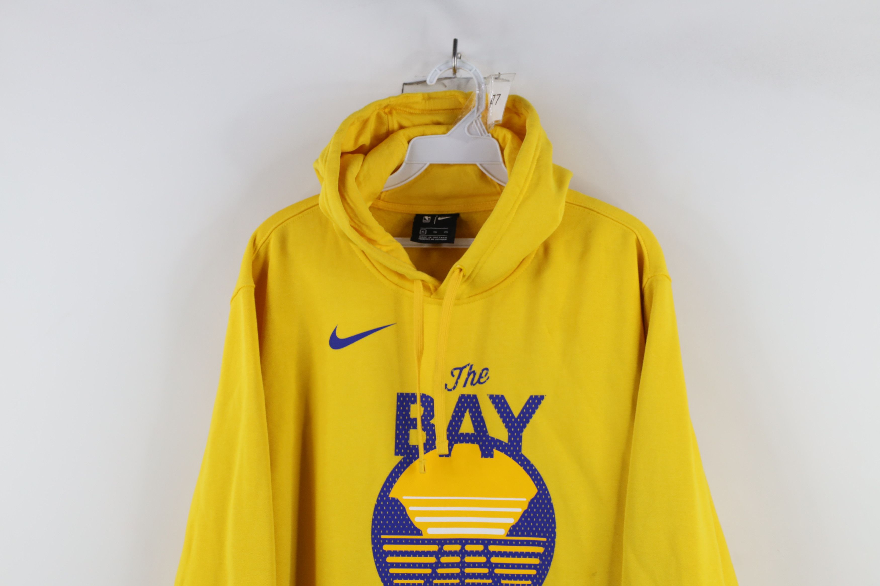 Nike × Vintage Nike NBA The Bay Golden State Warriors Basketball Hoodie Size US XL / EU 56 / 4 - 2 Thumbnail