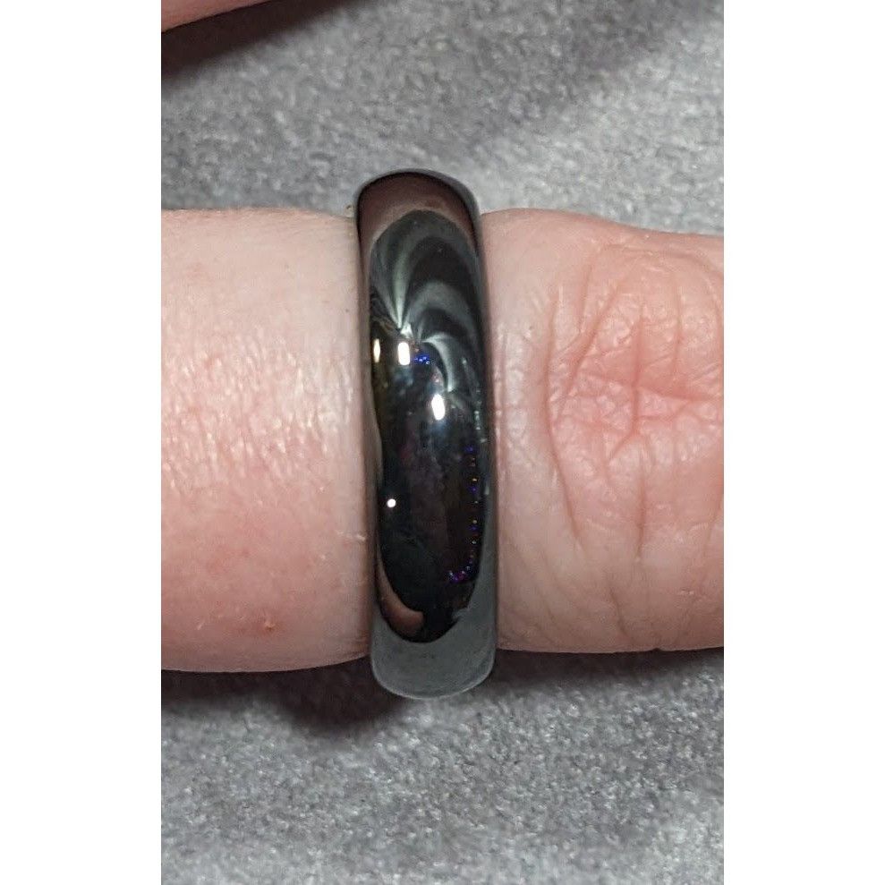 Other Solid Hematite Magnetic Polished Ring Size 11 Size ONE SIZE - 9 Thumbnail