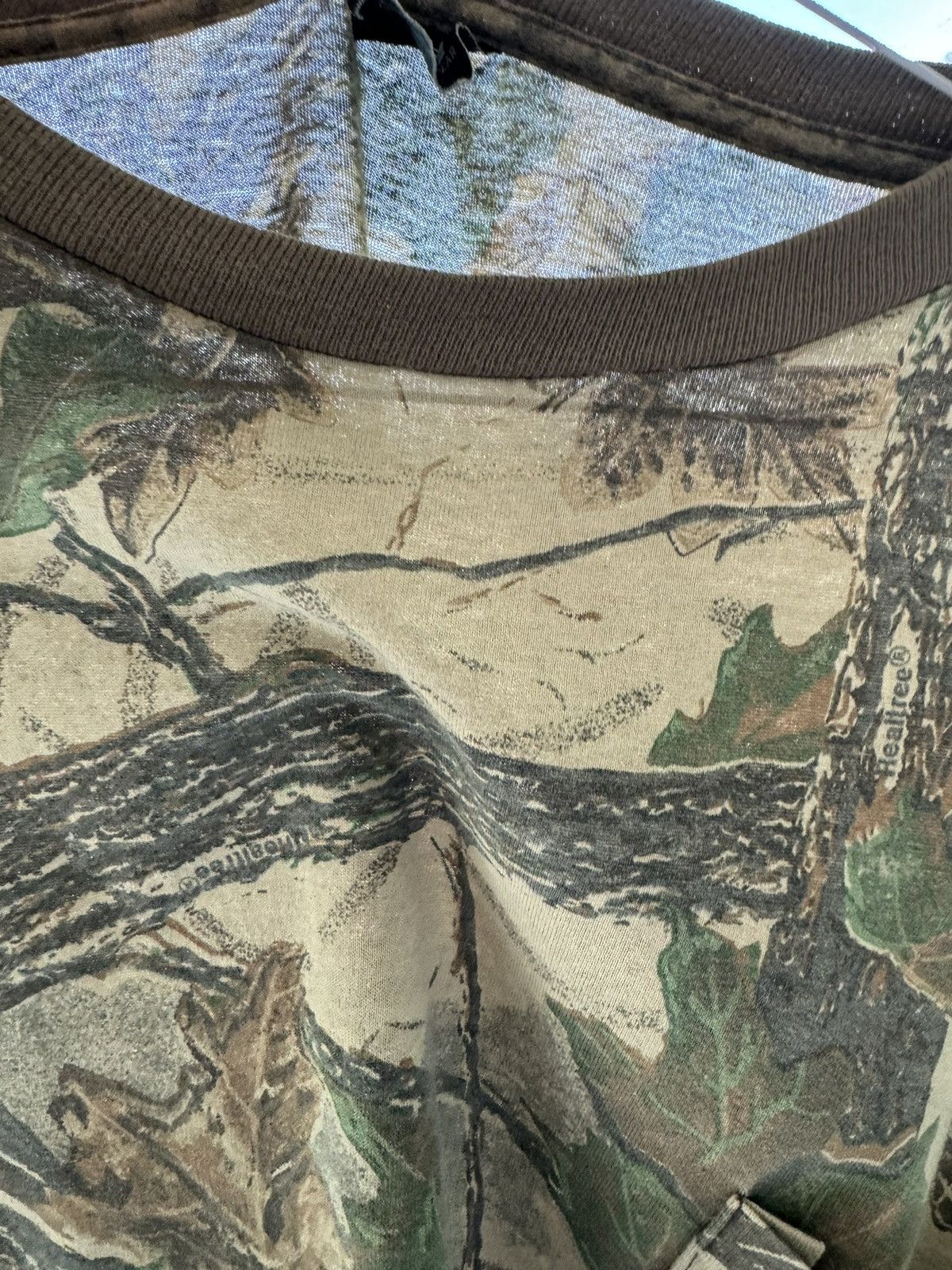 VINTAGE REALTREE LONG SLEEVE SHIRT FADED OVERSIZED THIN RARE