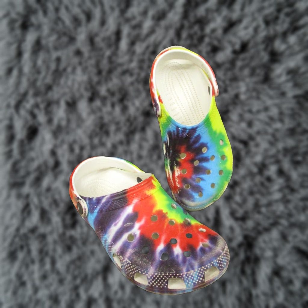 Crocs CROCS Tye Dye Platform Casual Women's 6 Multicolor Waterproof Sandal Size US 6 / IT 36 - 1 Thumbnail
