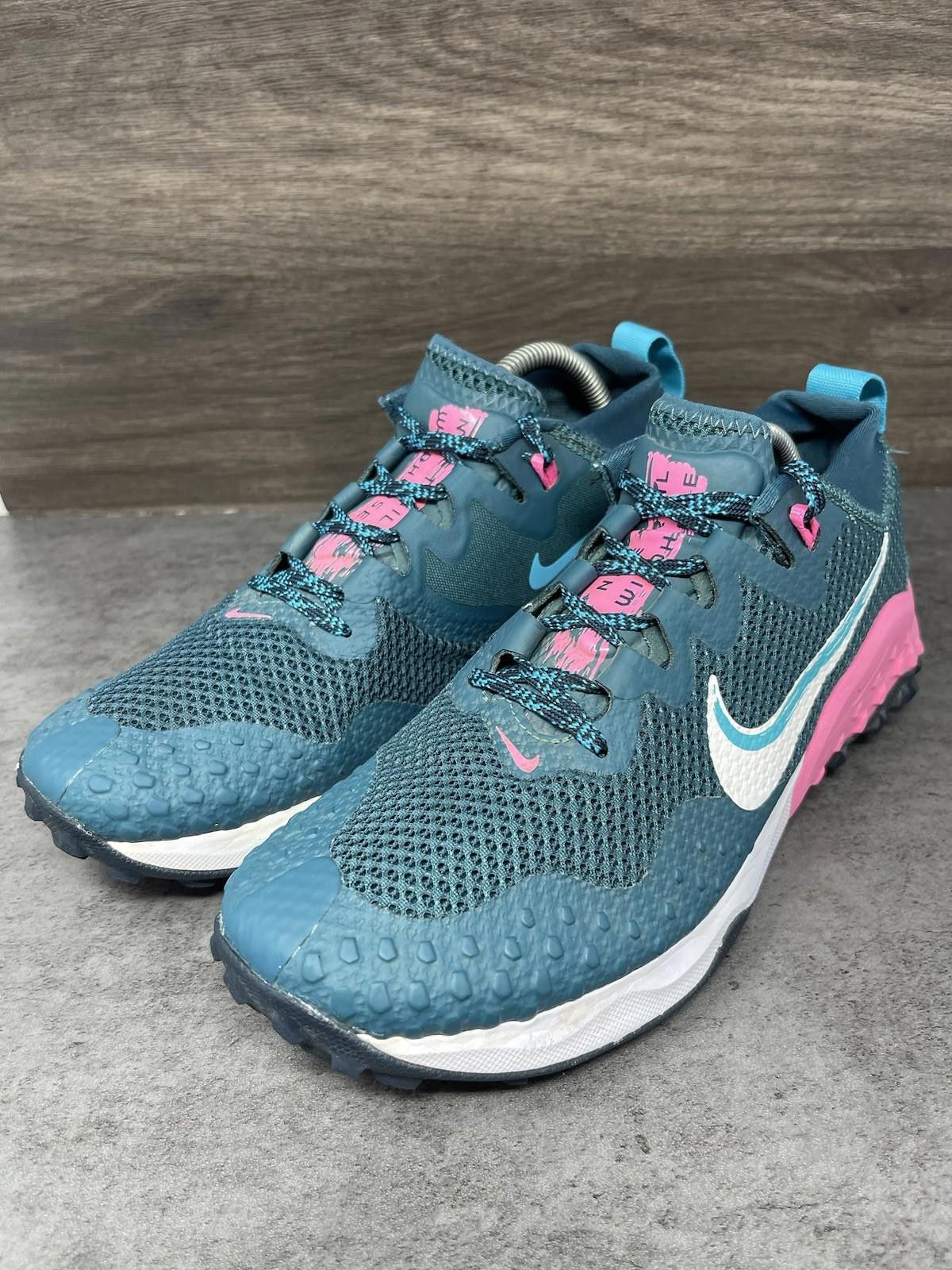 Nike Nike Wildhorse 7 Running Shoes Womens Size 9 Teal Blue Pink Size US 9 / IT 39 - 2 Thumbnail