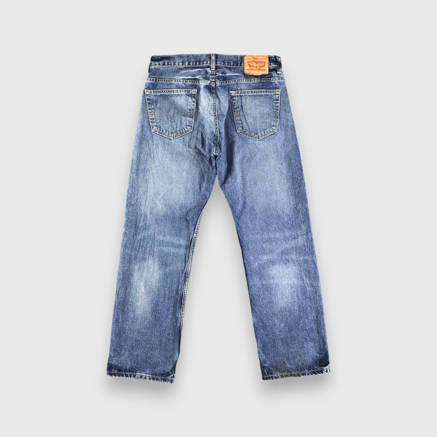Levi's Vintage Blue Wash Levis 569 Jeans-J4507 Size US 33 - 2 Thumbnail