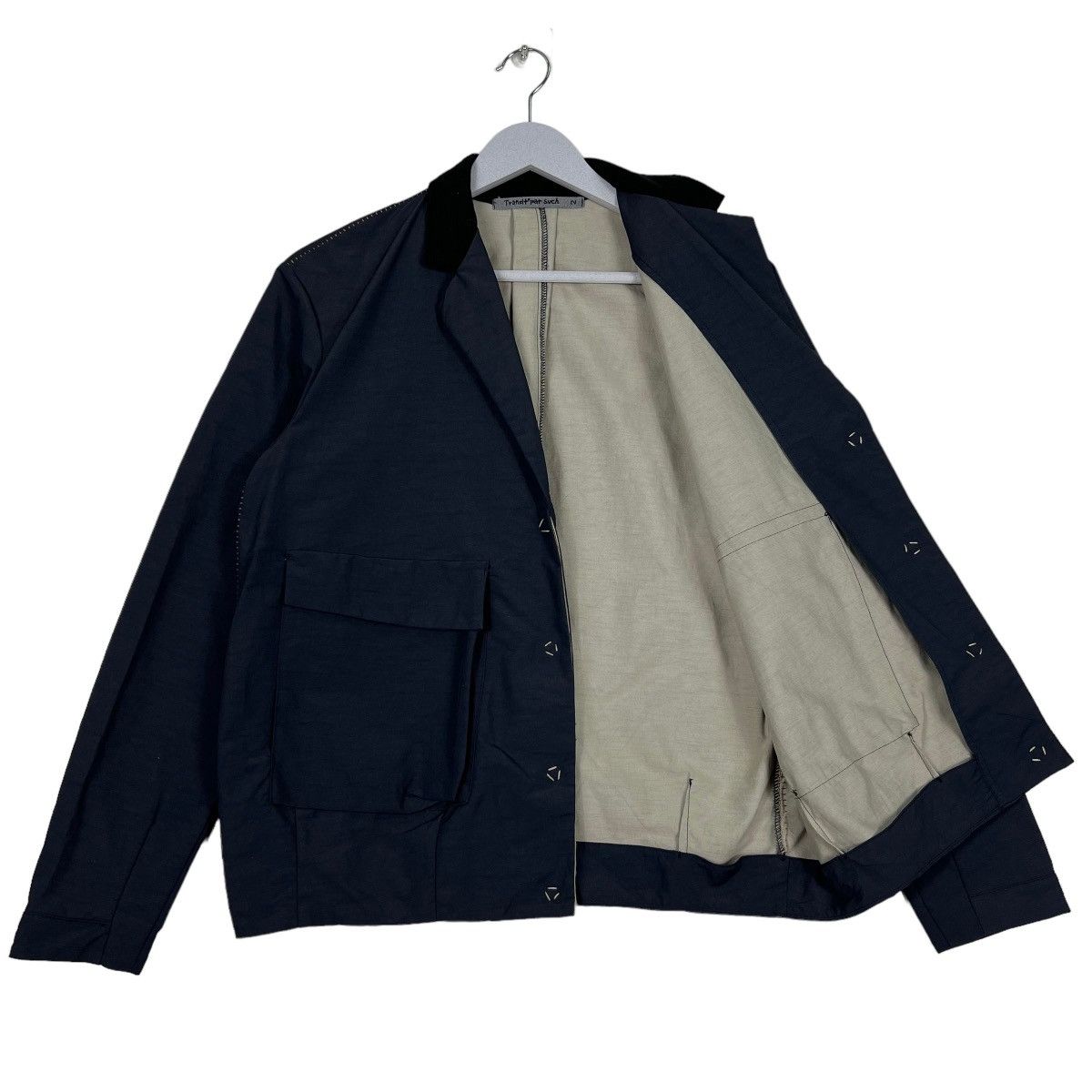 Issey Miyake TRANSIT PAR SUCH TWO POCKET JACKET Size US M / EU 48-50 / 2 - 9 Thumbnail