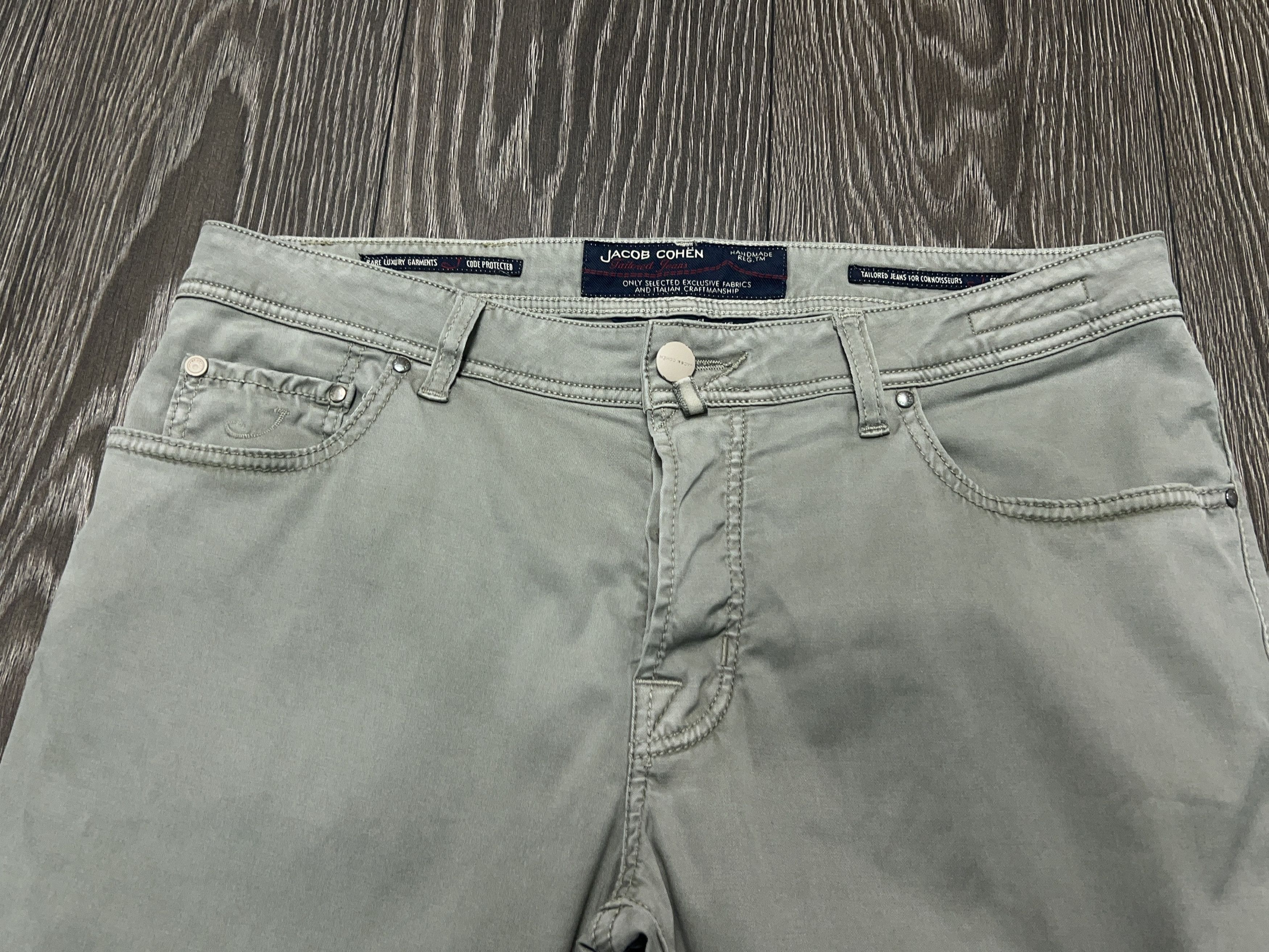 Jacob Cohen Mens J688 COMF Lyocell Cotton Elastane Chino Pants Trousers Size US 35 - 2 Thumbnail