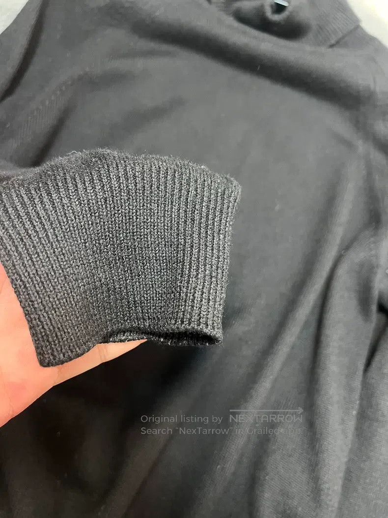 Saint Laurent Paris Saint Laurent Paris Black High-neck Wool Knitwear L Size Size US L / EU 52-54 / 3 - 4 Thumbnail