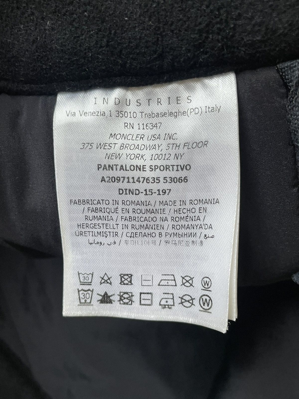Moncler Grenoble Moncler Grenoble Black Nylon Ski Pants Men's Size US 34 / EU 50 - 14 Thumbnail