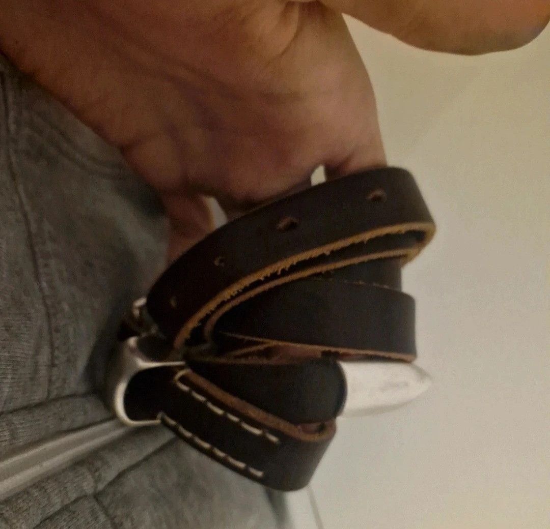 Our Legacy 2cm belt brown Size 34 - 1 Thumbnail