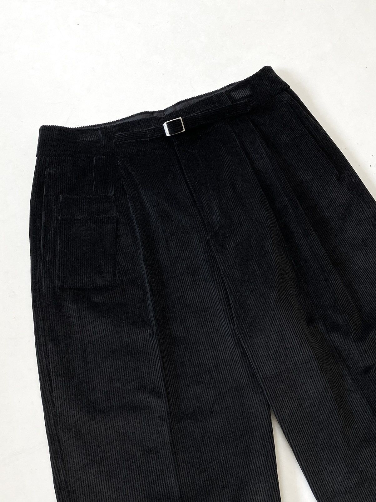 Neil Barrett Neil Barrett Wide Leg High Waist Corduroy Pleated Trousers Size US 35 - 5 Thumbnail