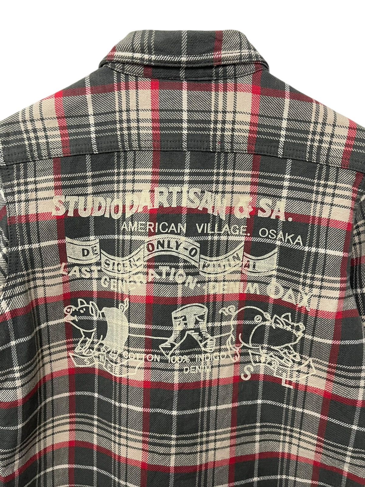 Flannel × Japanese Brand × Studio D'Artisan Studio D’artisan heavyweight flannel shirt Size S / US 4 / IT 40 - 6 Thumbnail