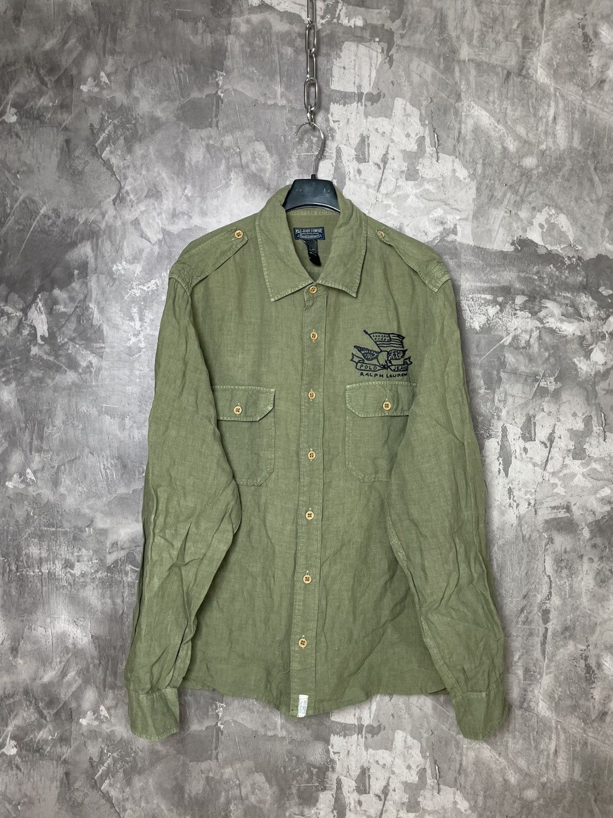 Polo Ralph Lauren × Ralph Lauren × Vintage Polo Ralph Lauren casual over shirt jacket quilt Size US L / EU 52-54 / 3 - 1 Thumbnail