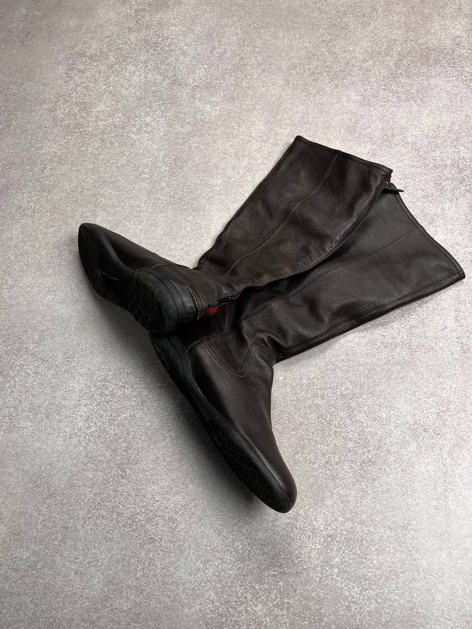 Gucci × Tom Ford × Vintage VINTAGE GUCCI TOM FORD ERA GENUINE LEAHER WOMANS BOOTS 38 Size US 8 / IT 38 - 3 Thumbnail