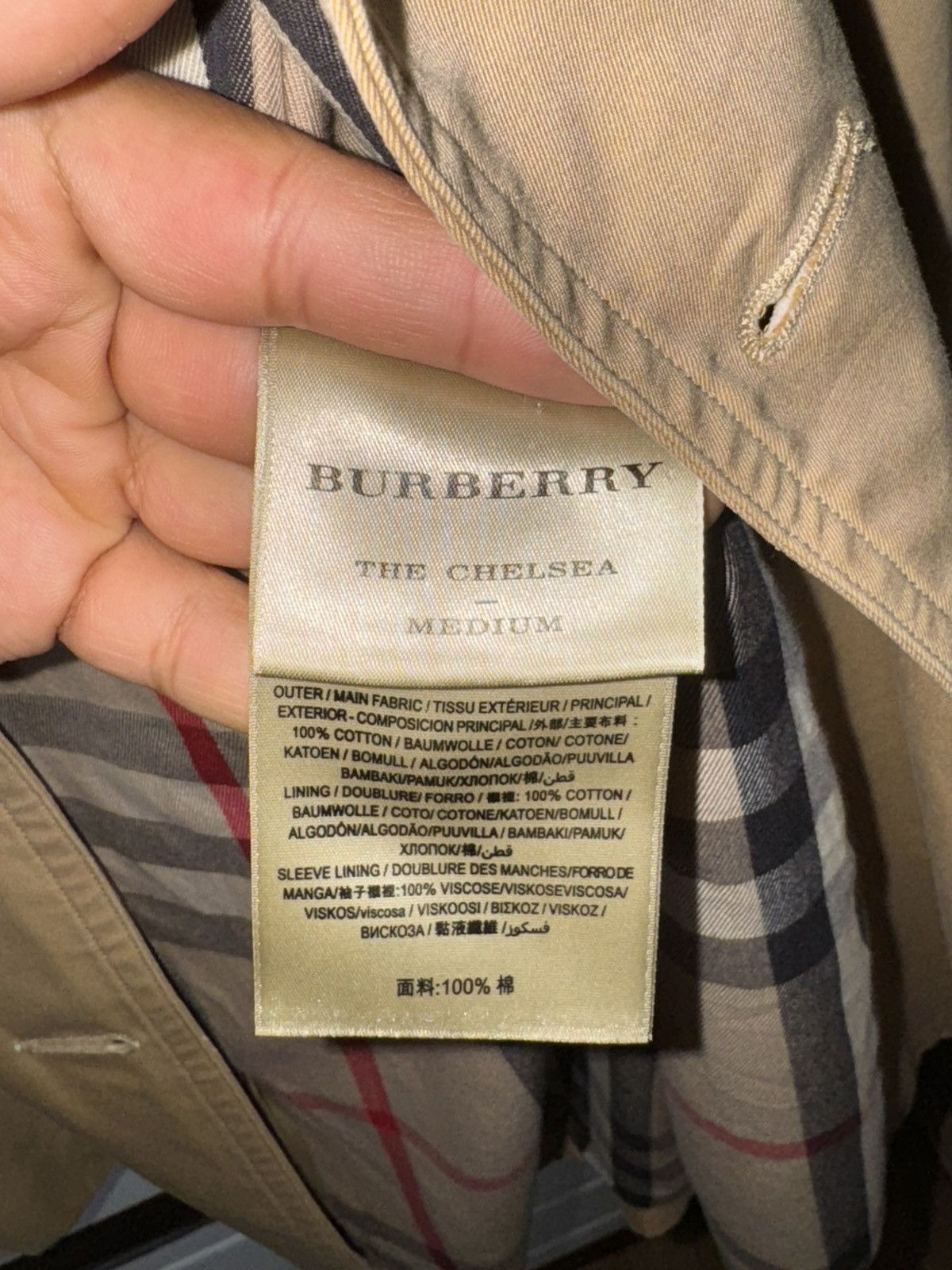 Burberry The Chelsea Heritage Trench Coat – Honey Beige