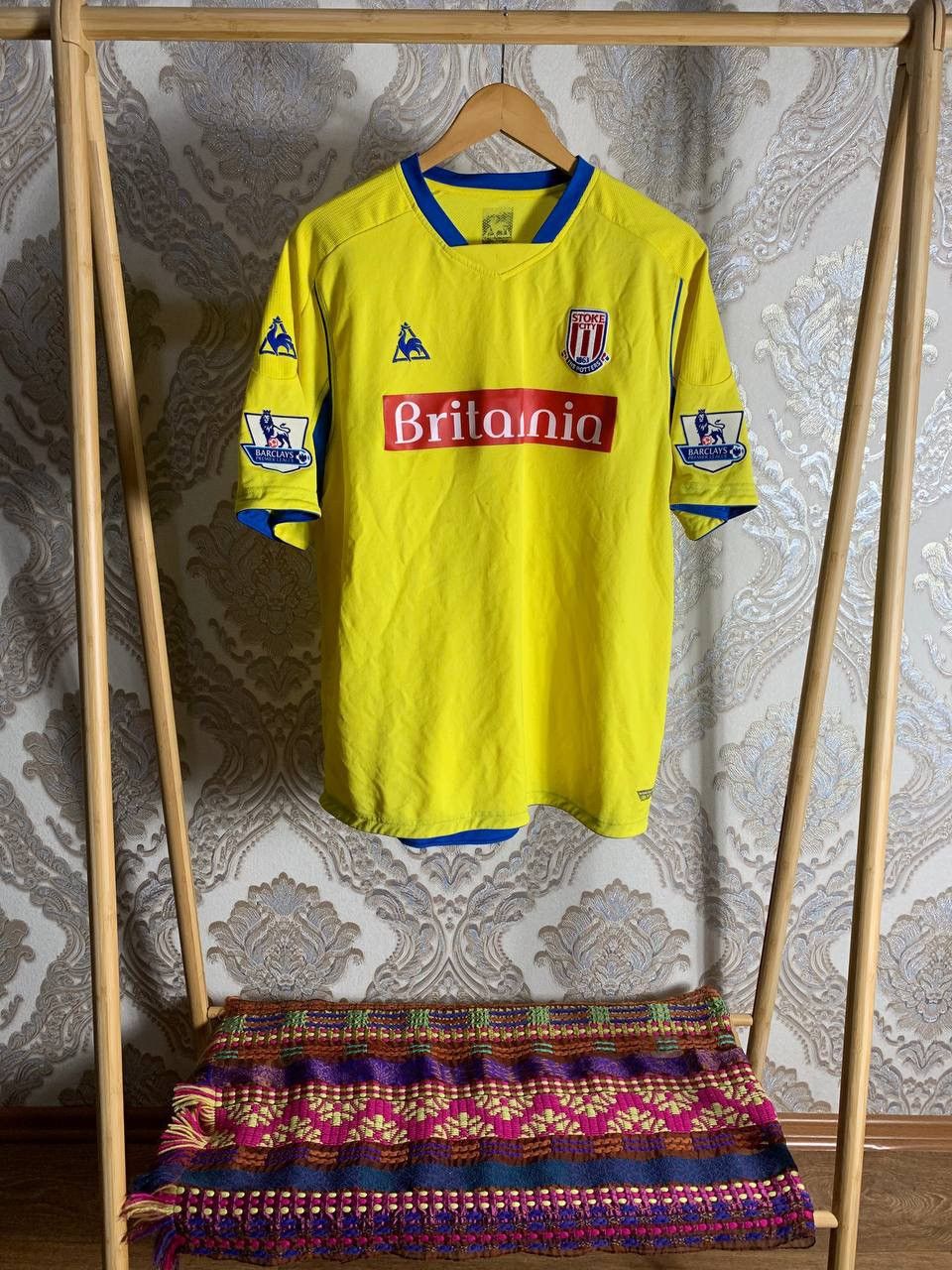 Vintage VERY RARE STOK CITY ENGLAND RETRO SOCCER JERSEY 90s BLOKE Size US L / EU 52-54 / 3 - 1 Thumbnail