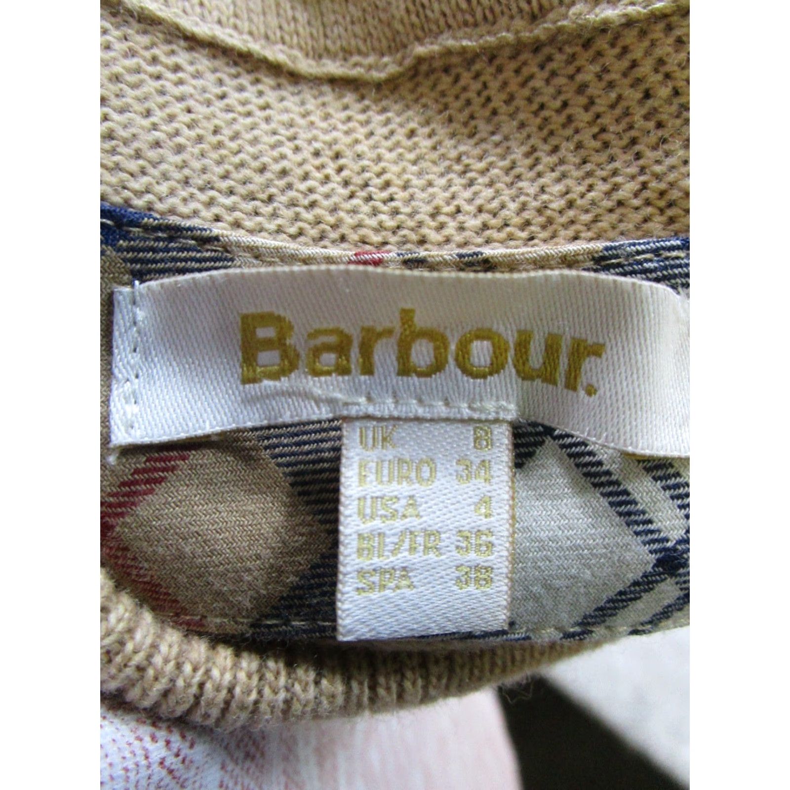 Barbour Barbour Sweater Barbour Womens 4 Brown Wool Cotton Knit Turtleneck Pullover Size S / US 4 / IT 40 - 3 Thumbnail