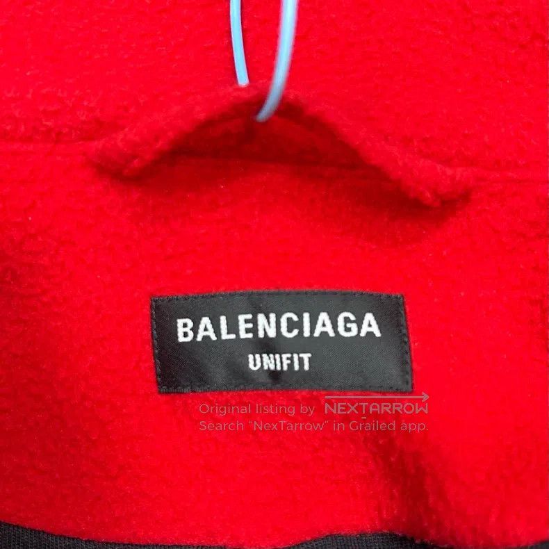 Balenciaga Balenciaga Boomerang Embroidered Teddy Fleece Jacket Size US M / EU 48-50 / 2 - 6 Thumbnail