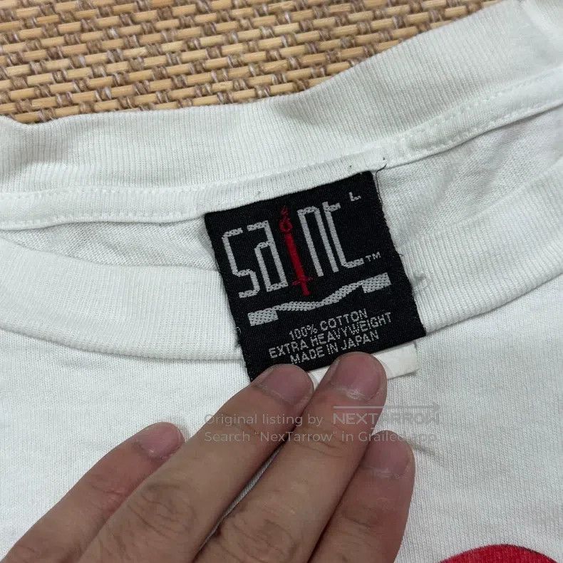Saint Michael Saint Michael White and red dice washed white short sleeve Size US L / EU 52-54 / 3 - 4 Thumbnail