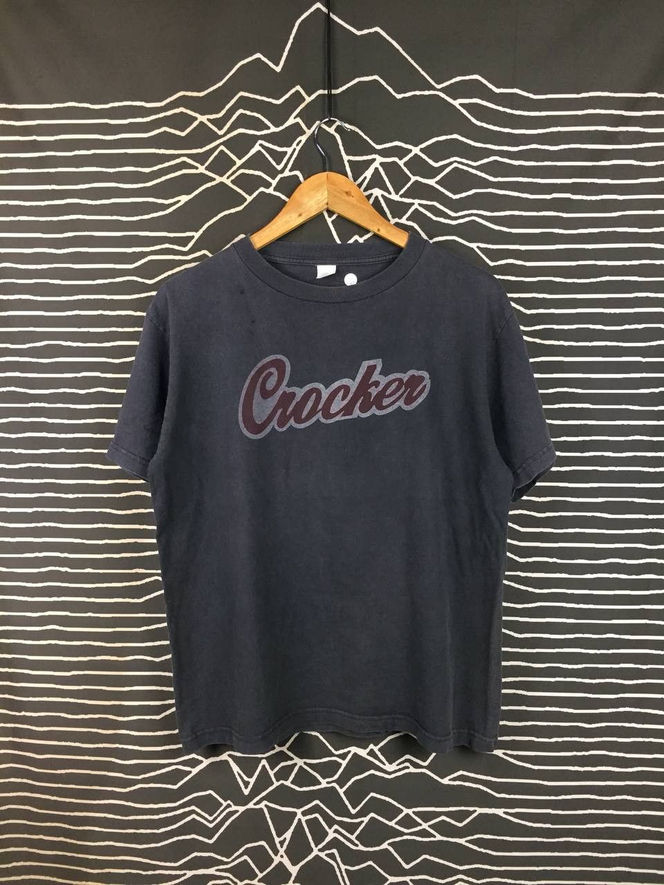 Vintage Vtg 90s Crocker Script Logo Made In Usa Tee Size US L / EU 52-54 / 3 - 2 Thumbnail