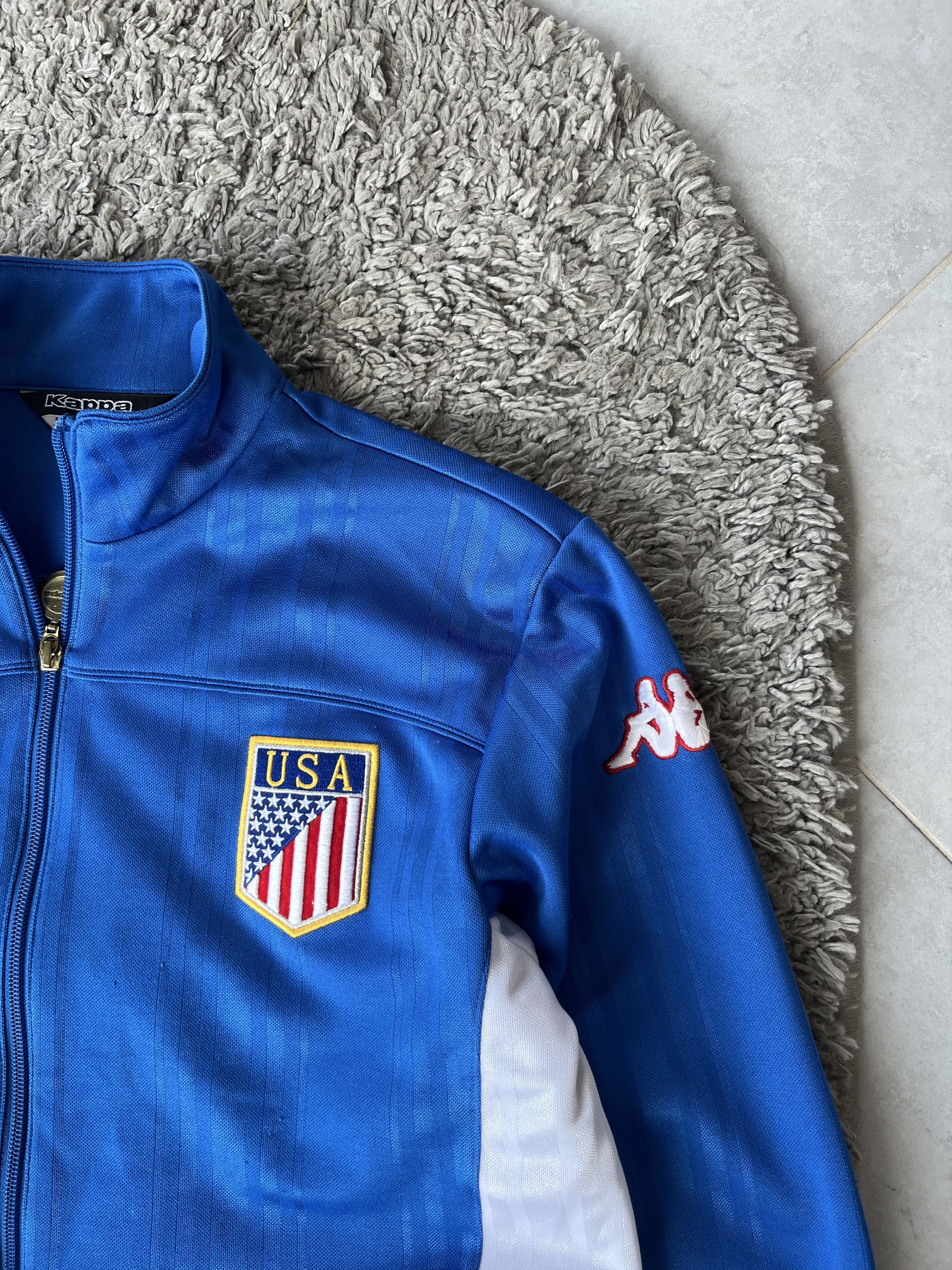 Kappa KAPPA USA Vintage Jersey Olimpic Full Zip Sweatshirt Size US L / EU 52-54 / 3 - 5 Thumbnail