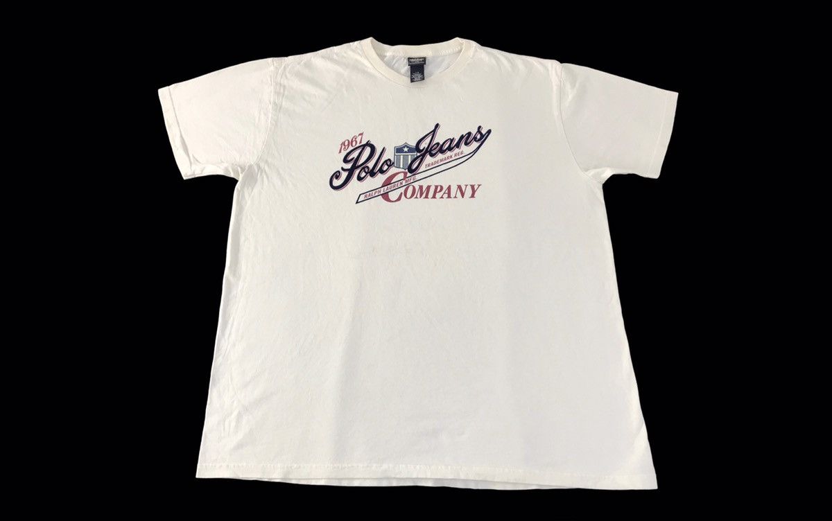 Ralph Lauren Polo Jeans Company Spell Out Printed Tee