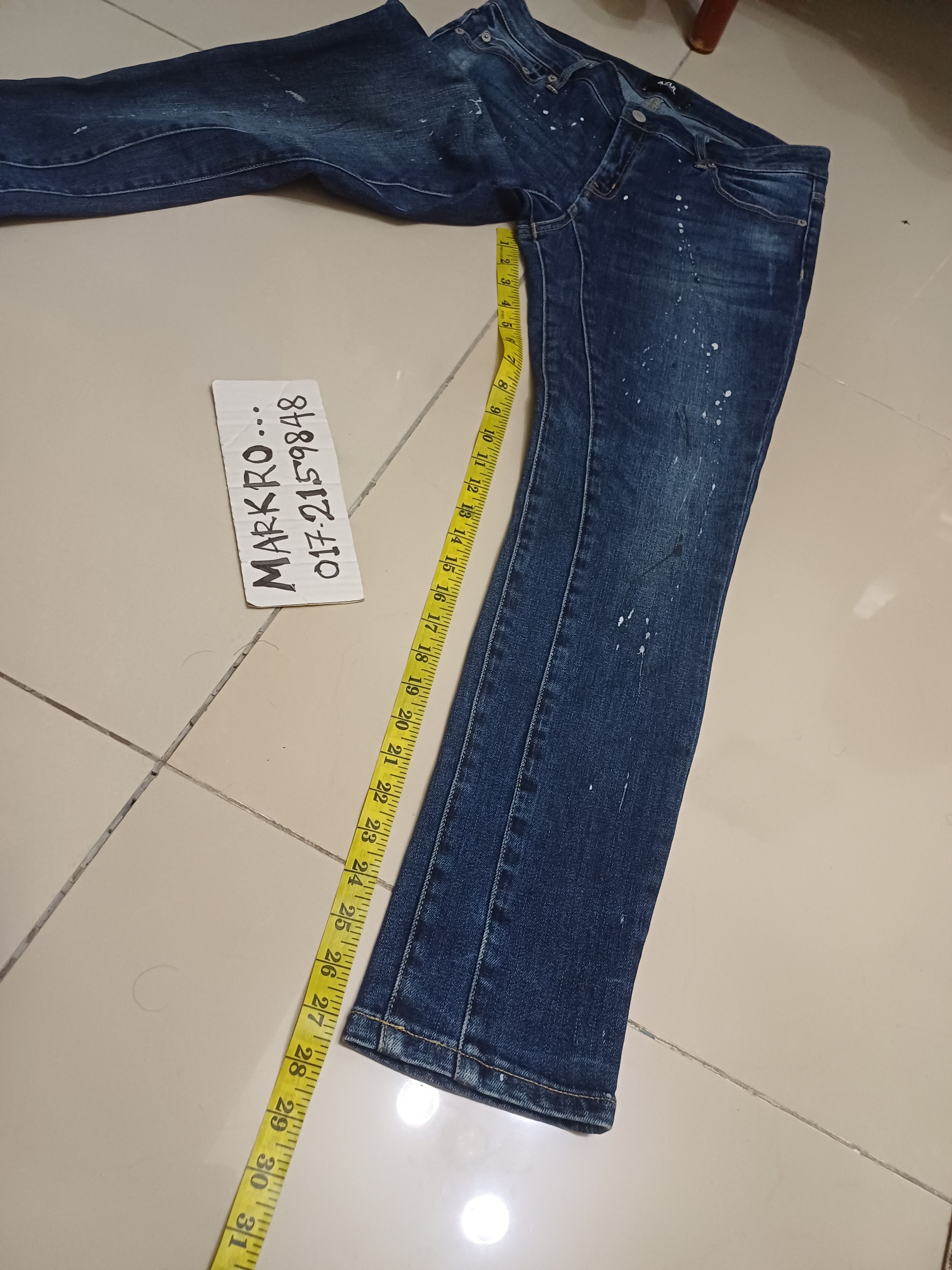 MOUSSY Splash jeans.. Azul by Moussy streachable & skinny cutting Size 30" / US 8 / IT 44 - 14 Thumbnail