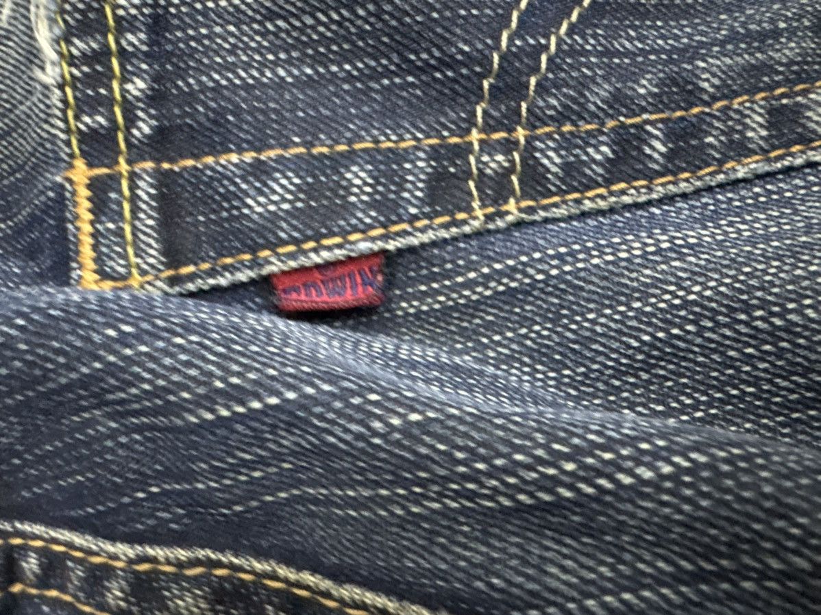 Hedi Slimane Edwin 503 Balenciaga Destroyed Rusty Wash Distressed Jeans. Size US 31 - 14 Thumbnail