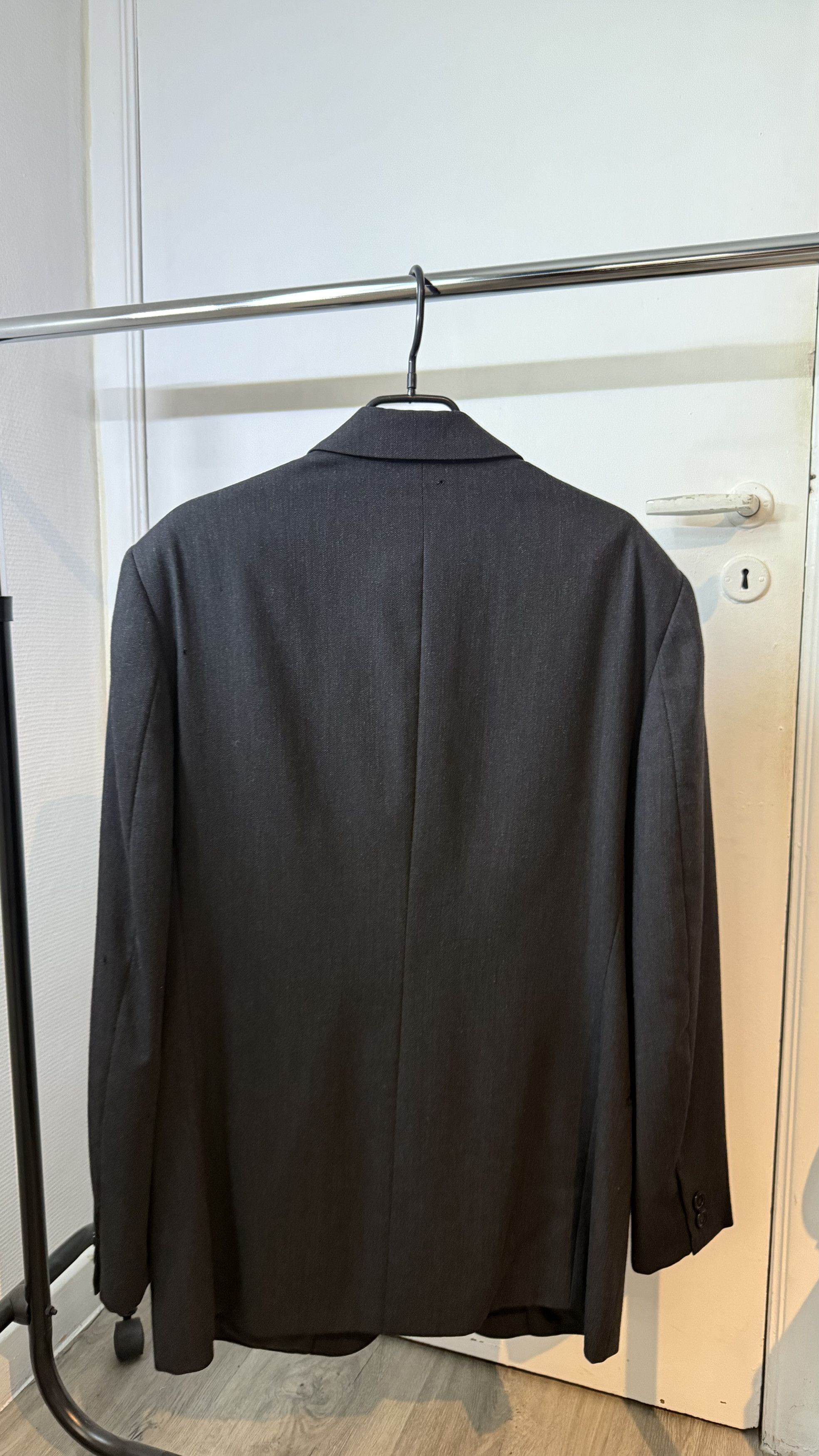 Dolce & Gabbana Dolce & Gabbana men's anthracite wool suit jacket Size 46R - 3 Thumbnail