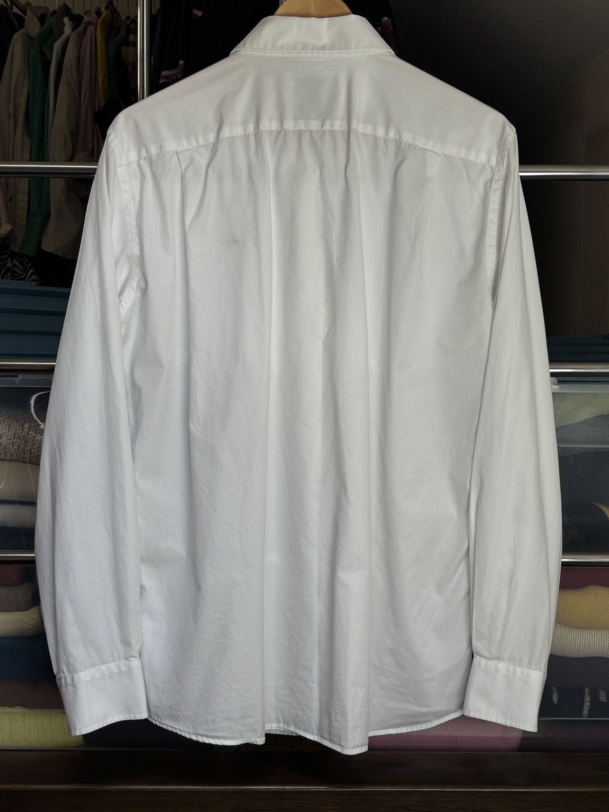 Vivienne Westwood Vivienne Westwood Orb Logo Classic Button Up White Shirt Size US L / EU 52-54 / 3 - 3 Thumbnail