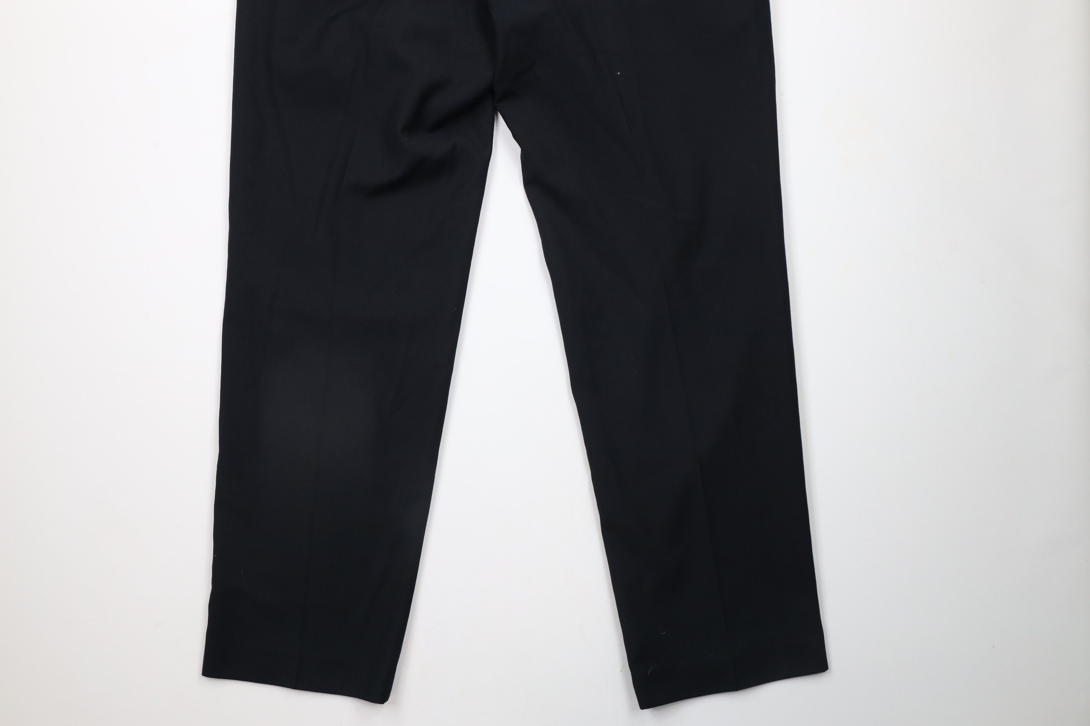 Ralph Lauren × Vintage Vintage Ralph Lauren Rayon Blend Wide Leg Chino Pants Black Size US 36 / EU 52 - 12 Thumbnail