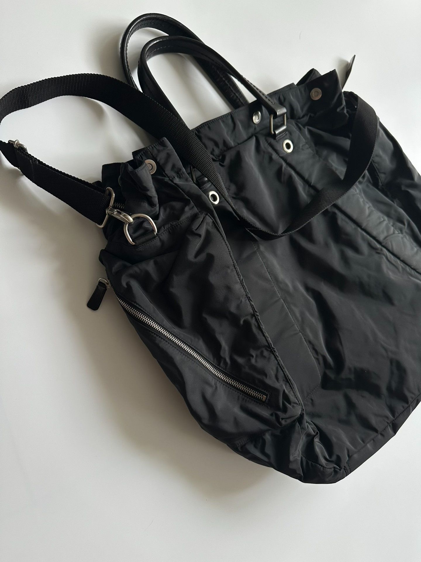 Jil Sander Jil Sander x Raf Simons Era Black Market Tote | Grailed